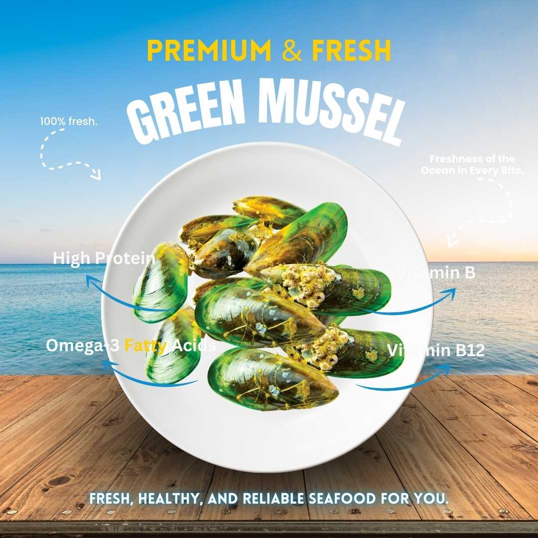 Green Mussels whole